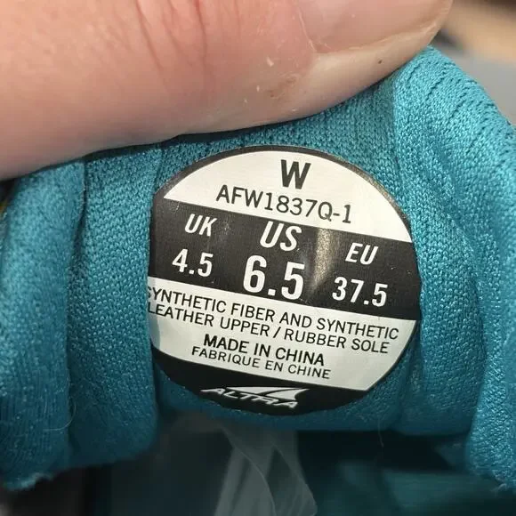 Altra Torin iQ Womens 6.5 Zero Drop Foot Shape Reflective Running Shoes Sneaker - Picture 10 of 11